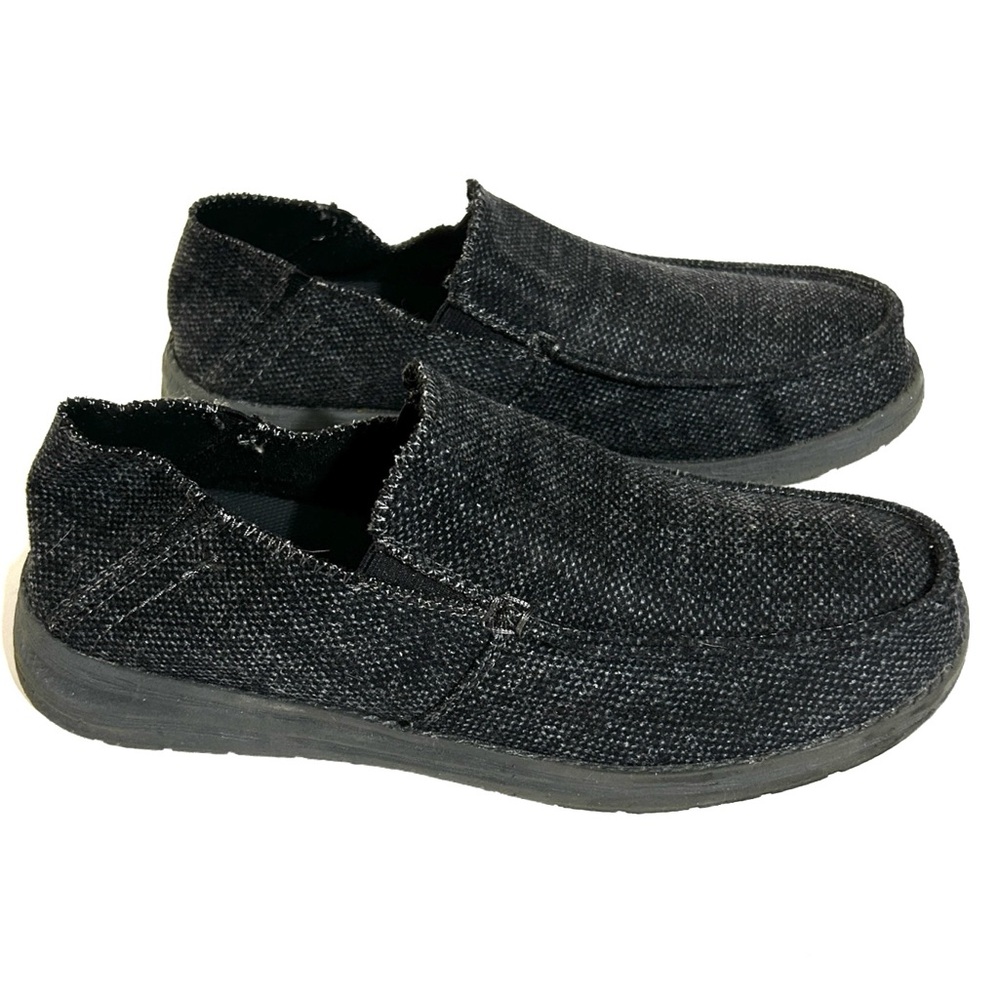 Mens Size 9M Gray Slip On Loafers